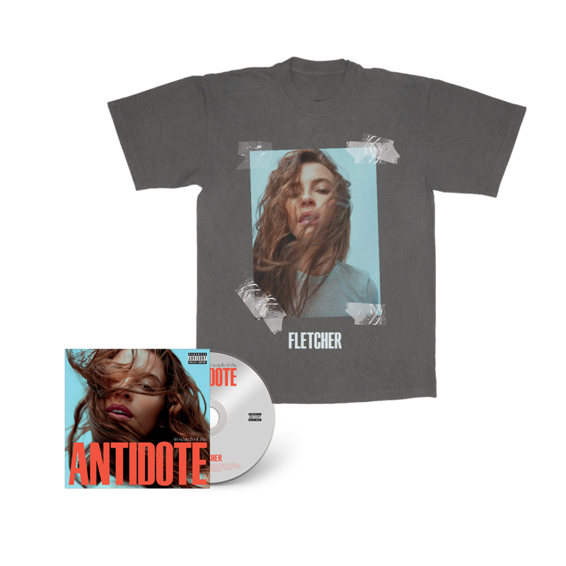 In Search Of The Antidote (For The World) CD by Fletcher - CD + Tracklist T-Shirt - shop now at Fletcher store